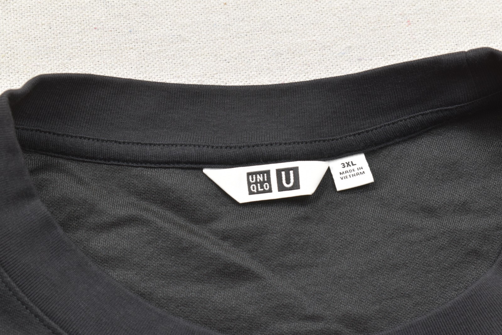 UNIQLO U AIRism Oversized Crewneck T-Shirt Men 3XL Black Short Sleeve Tee gallery