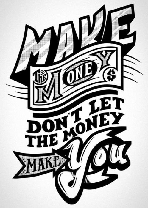 Unisex “Make the Money” graphic T‑shirt Print on back Size Large gallery
