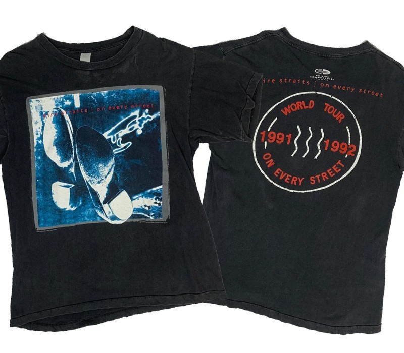 Remake Dire Straits On Every Street 1991 Classic Style T shirt NH21695