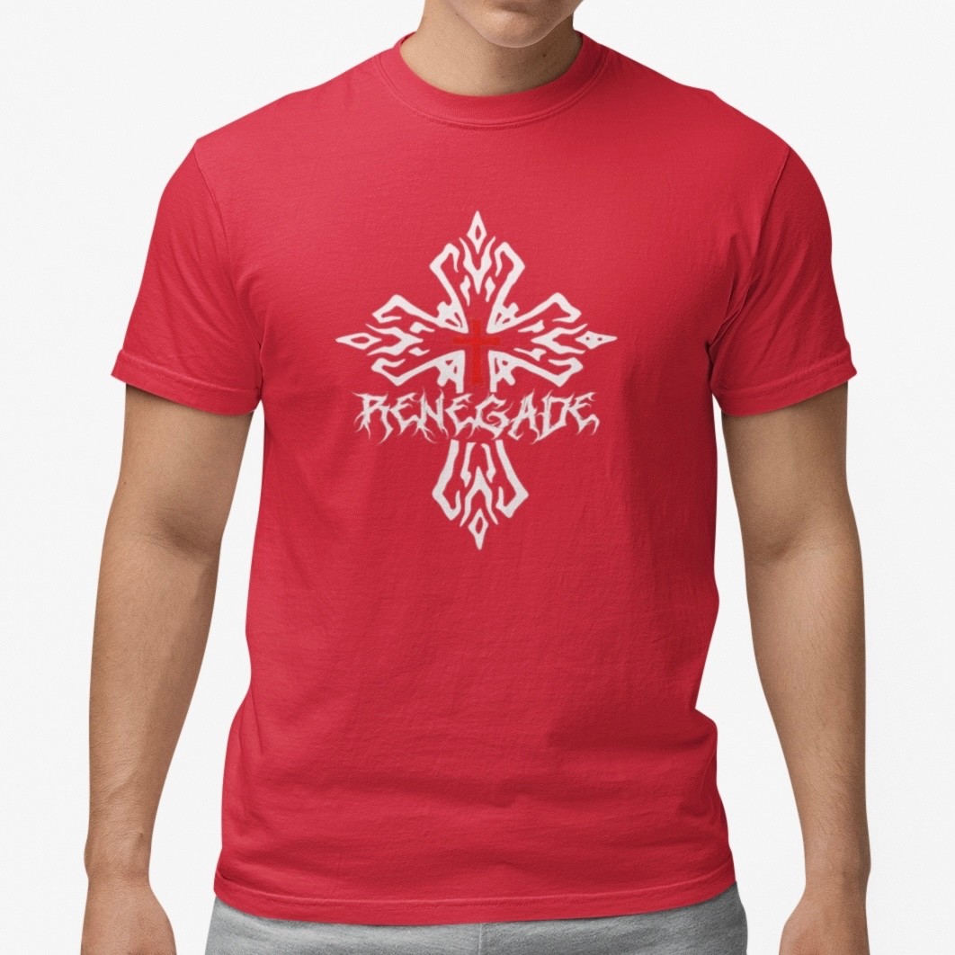 Renegade Cross Shirt Gothic Y2K Punk Streetwear Graphic T Shirt 100% Cotton gallery
