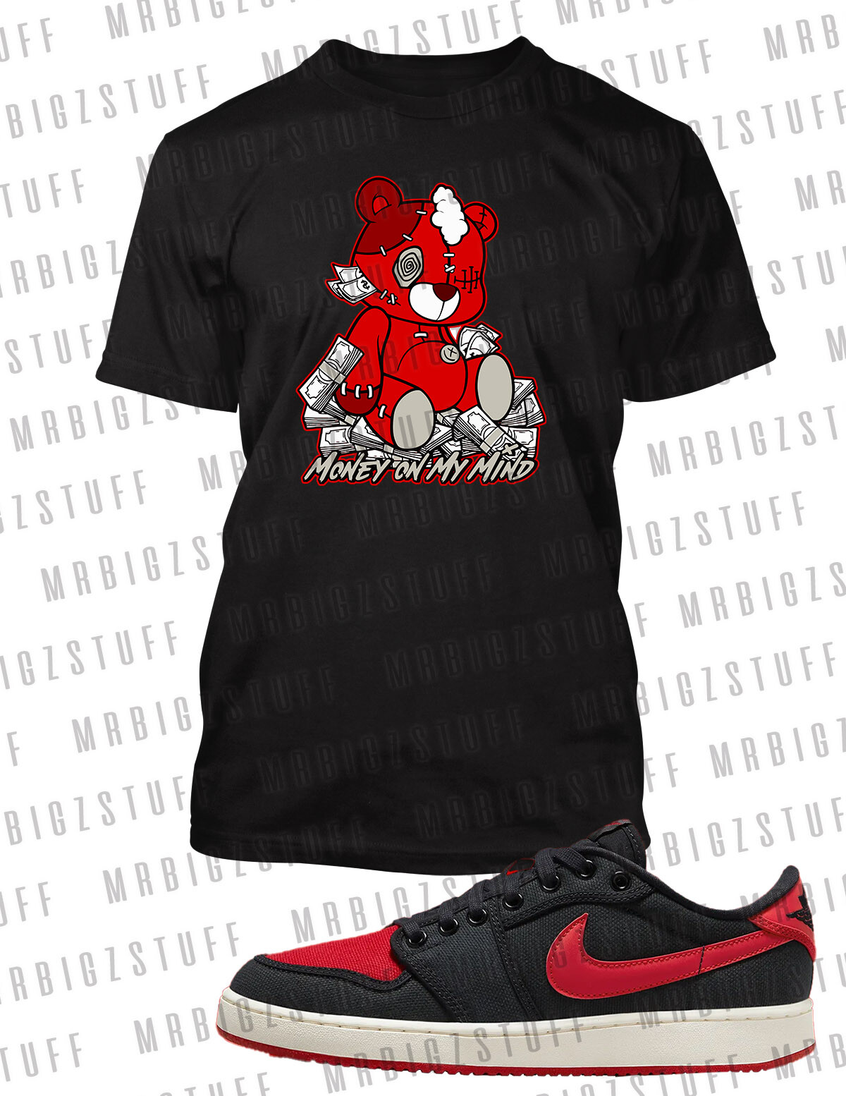 Smile Thru the Pain Hip Tee Shirt J1 KO Low Bred Pro Club Shaka Big Tall Sport gallery