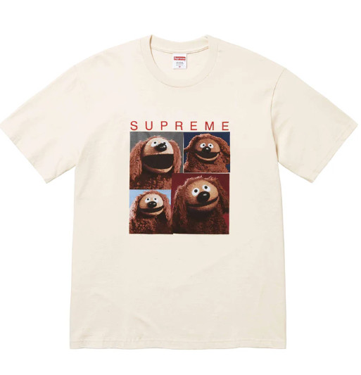 Supreme Rowlf Tee Natural Size 2XL XXL SS24 New Muppets In Hand