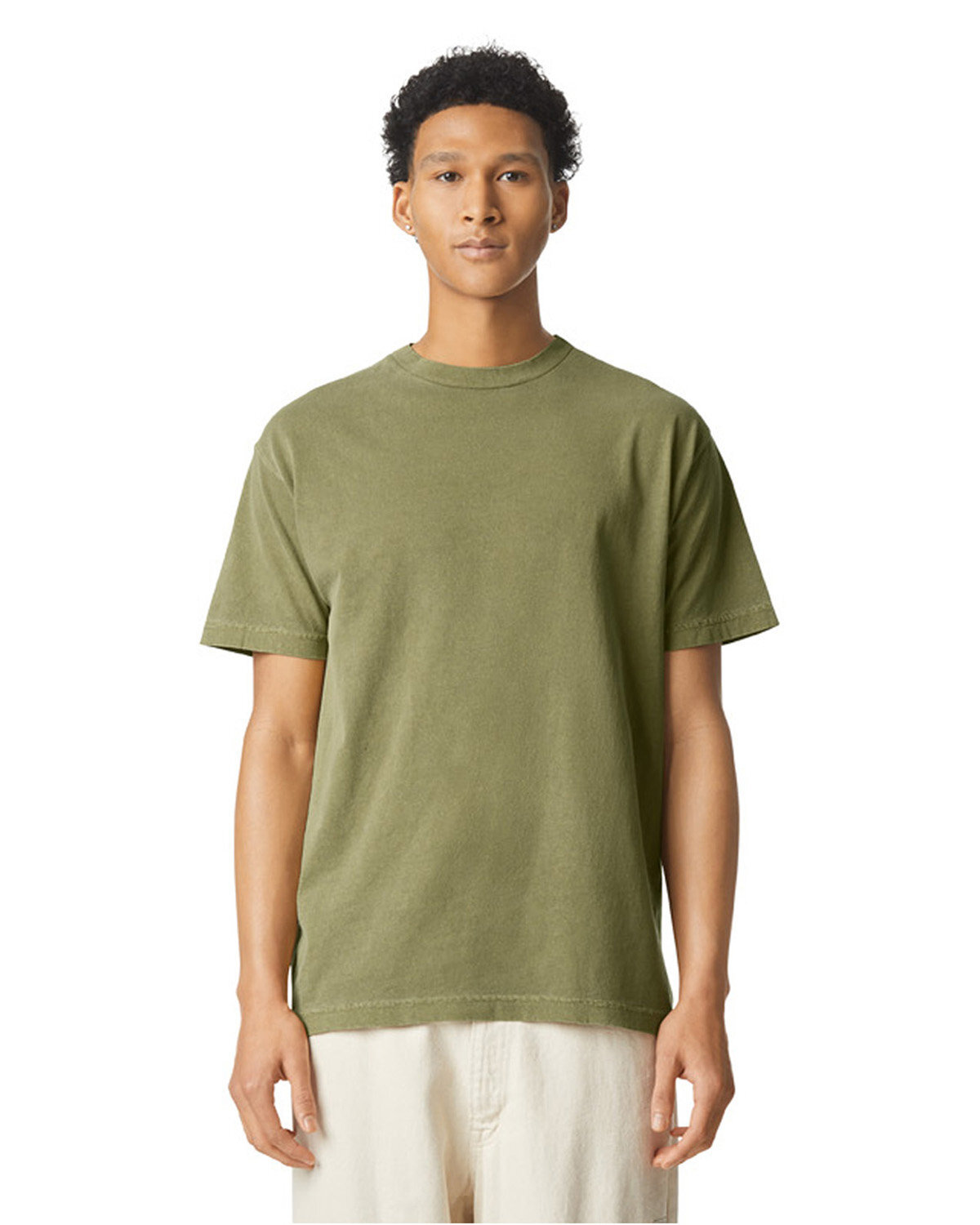 Pack Of 2 American Apparel 1301GD Unisex US Garment Dyed Stylish Plain T-Shirt