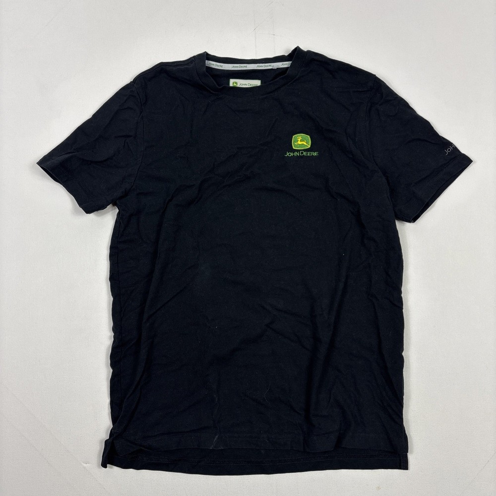 John Deere Mens Logo Tshirt Soft Black Small