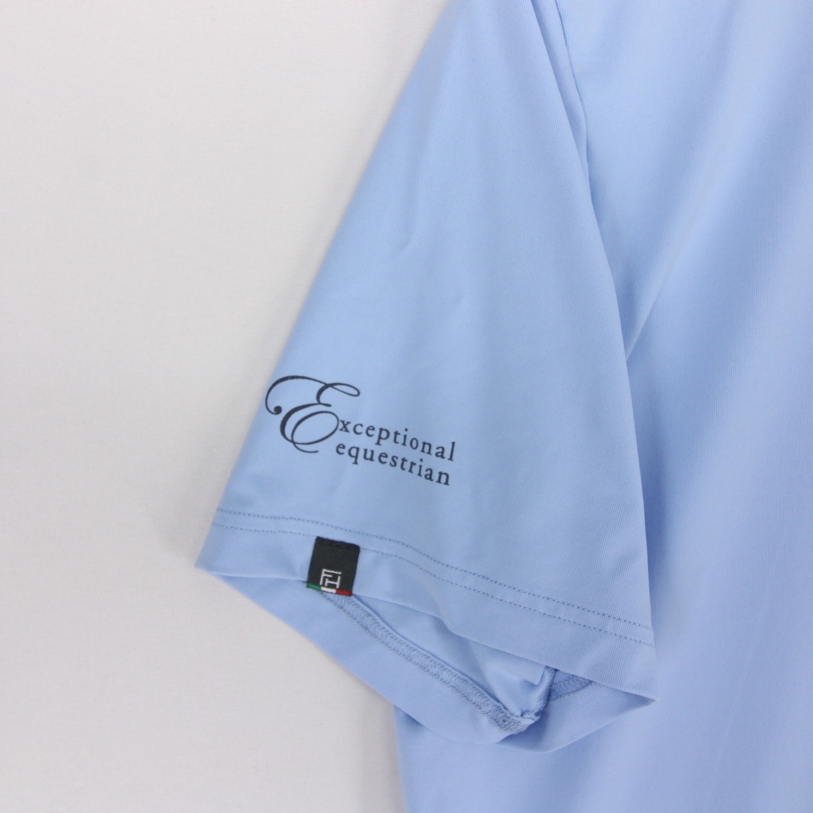 For Horses T Shirt Mens M Sky Blue Equestrian Italy Technical Limited Edition gallery