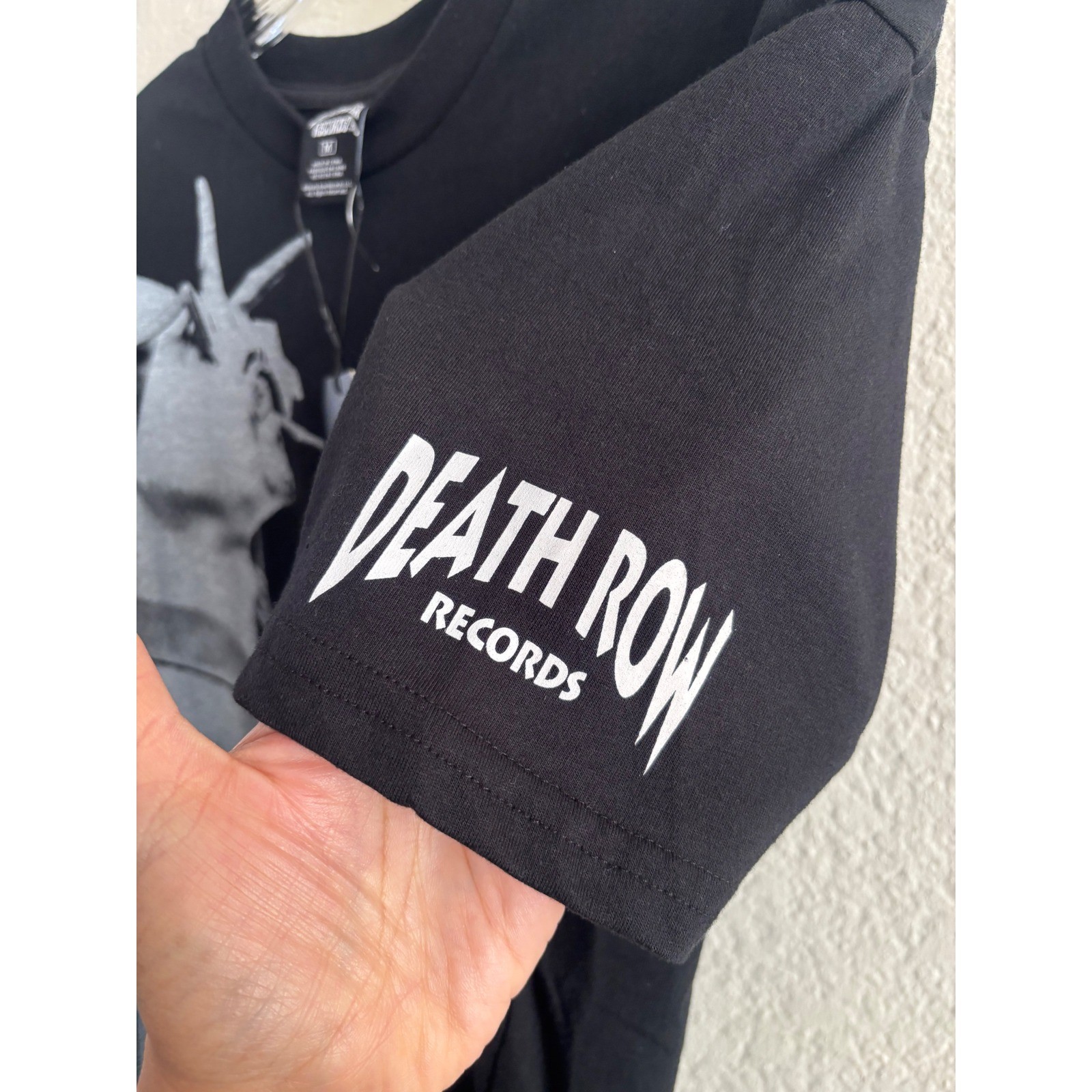 Death Row Records Snoop Dogg Graphic T-Shirt Size M Black Short Sleeve Tee gallery