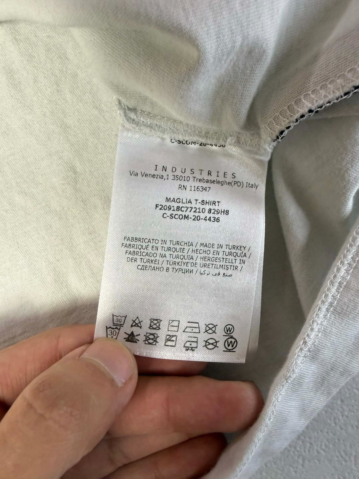 Used MONCLER Short sleeve cut sew sz M t shirt gallery