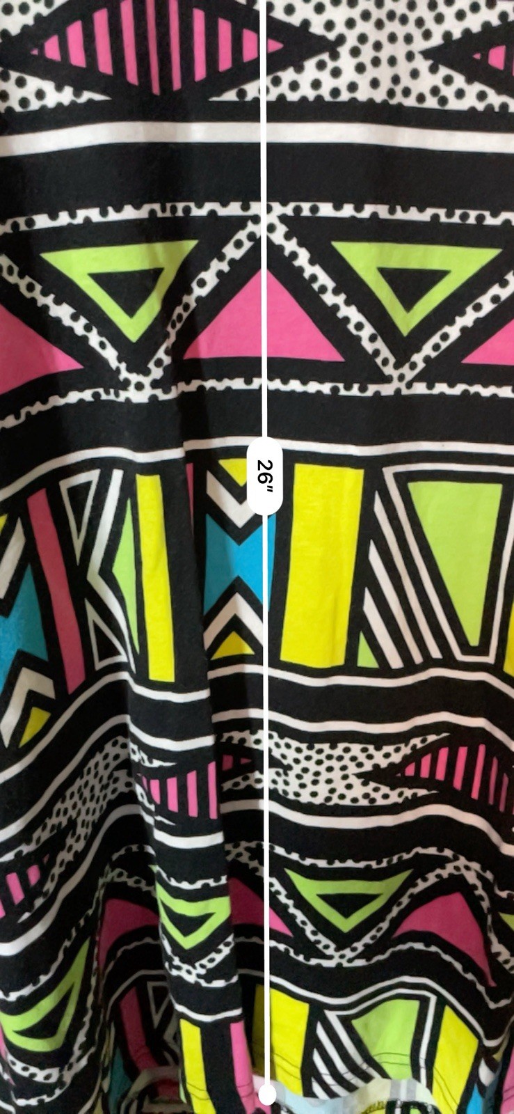 H&M Divided Funky Geometric 90s Pattern Short Sleeve Xl Aztec Hip Hop gallery