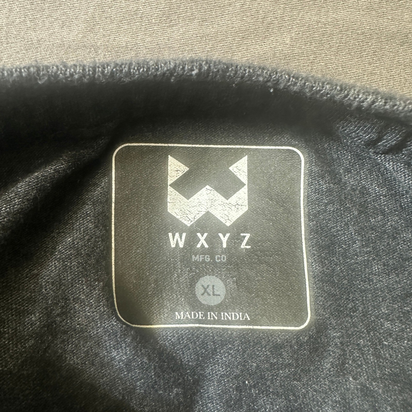 WXYZ Mens California Palm Tree T-Shirt XL Charcoal Teal Contrast Sleeve Graphic gallery