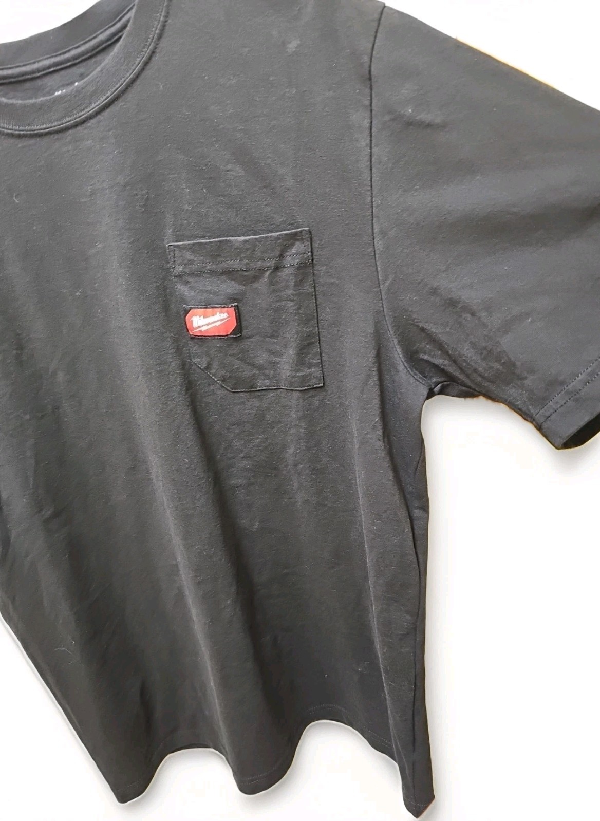 Milwaukee Heavy-duty Pocket T-shirt Men's Large Black GRIDIRON Short Sleeve gallery