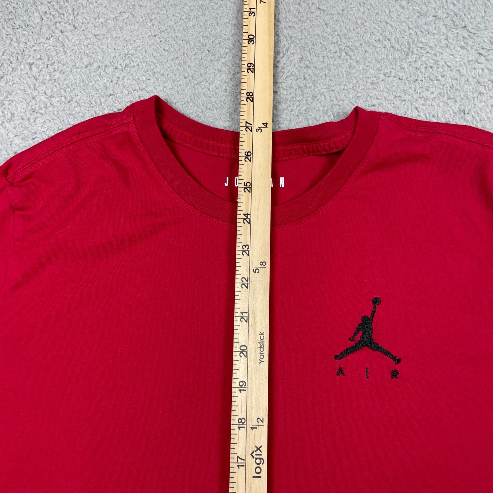 Jordan Jumpman Air T-Shirt Mens Large Red Short Sleeve Cotton DA6799-687 gallery