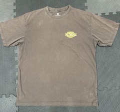 Covington Mens Size 2XL Brown Full Throttle Ride A Classic Motorcycle Graphic