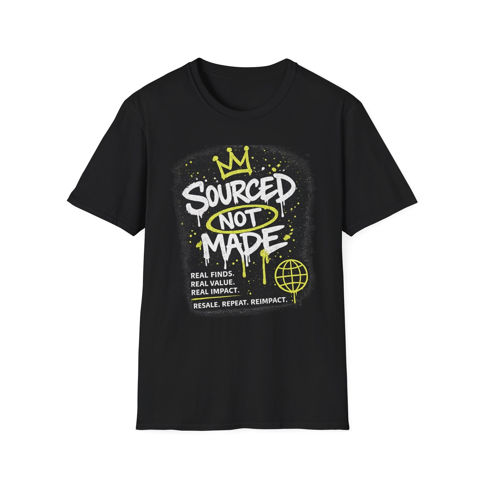 Sourced Non Made - Reseller Thrift Buyer Flipper Unisex Softstyle T-Shirt gallery