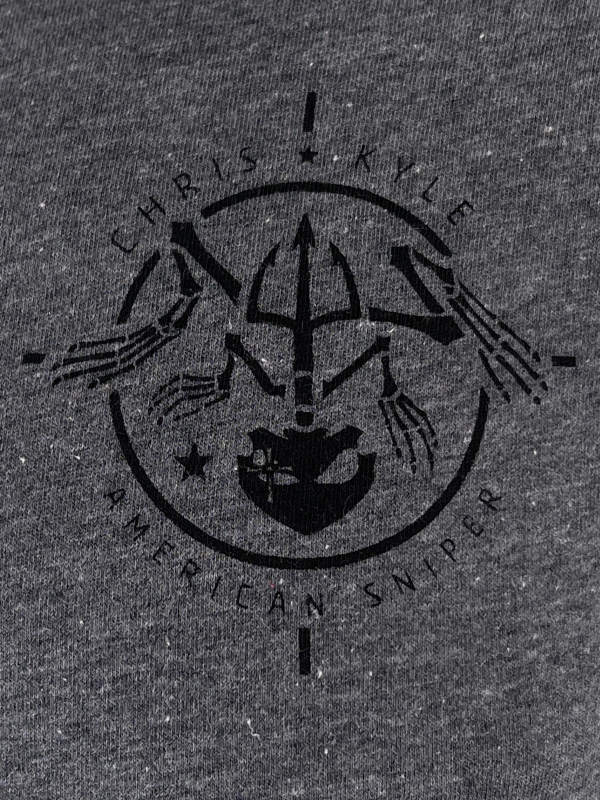 Howitzer Style Men's T-Shirt CHRIS KYLE CIRCLE SHIELD Military Grunt MFG gallery