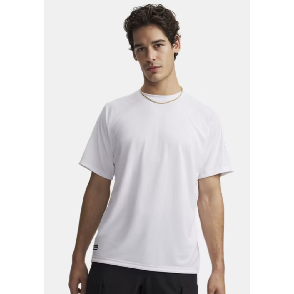 Under Armour Men’s Small UA Tactical Tech Short Sleeve White T-Shirt G11-20