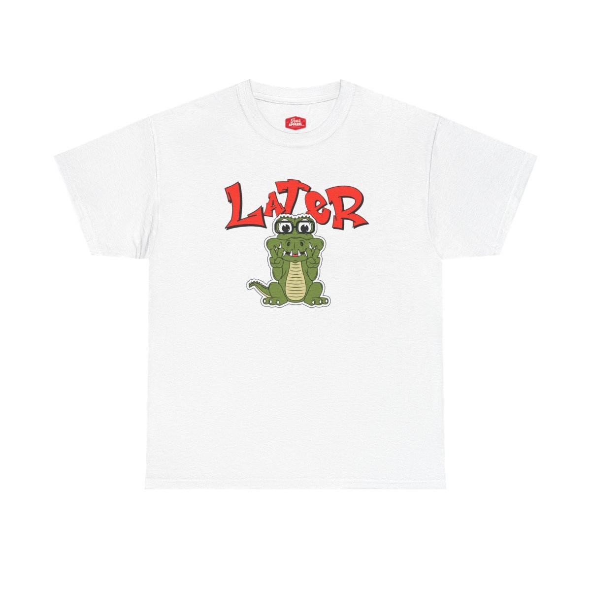 T-Shirt — 'Later' Cute Cartoon Alligator Graphic Tee gallery