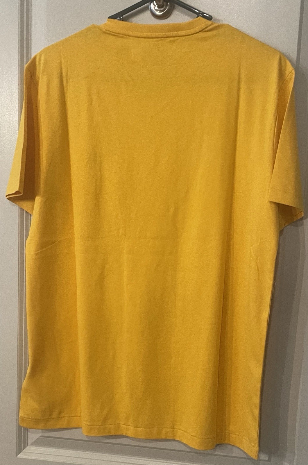 Polo Ralph Lauren Shirt Mens Gold/Yellow V Neck Classic Fit Pony Logo Size Small gallery