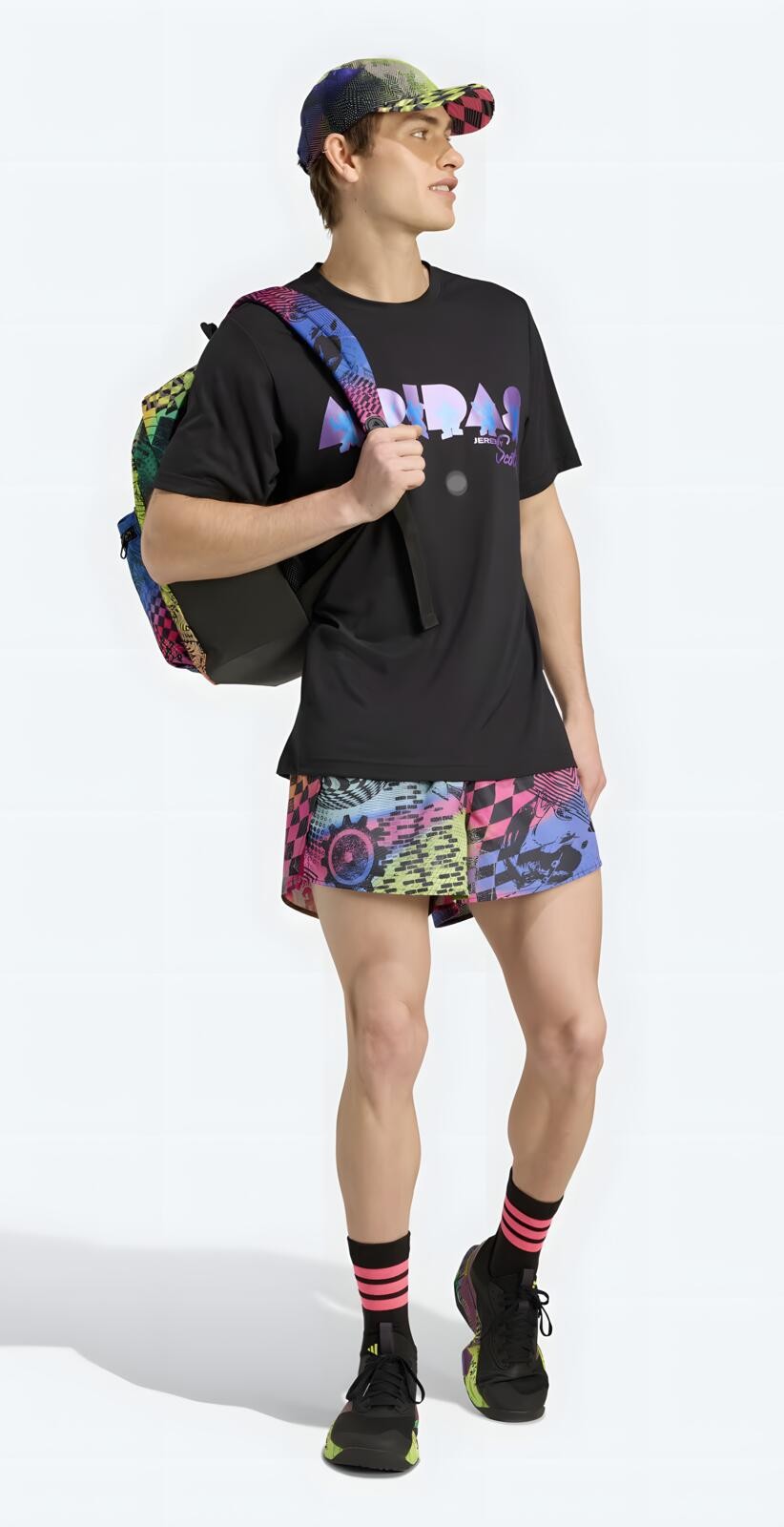 adidas Jeremy Scott Collaboration Graphic Tee Mens Large New w/Tags Streetwear gallery
