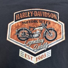 Harley Davidson Motorcycles Sarana Bali Indonesia Mens T-Shirt Large Black