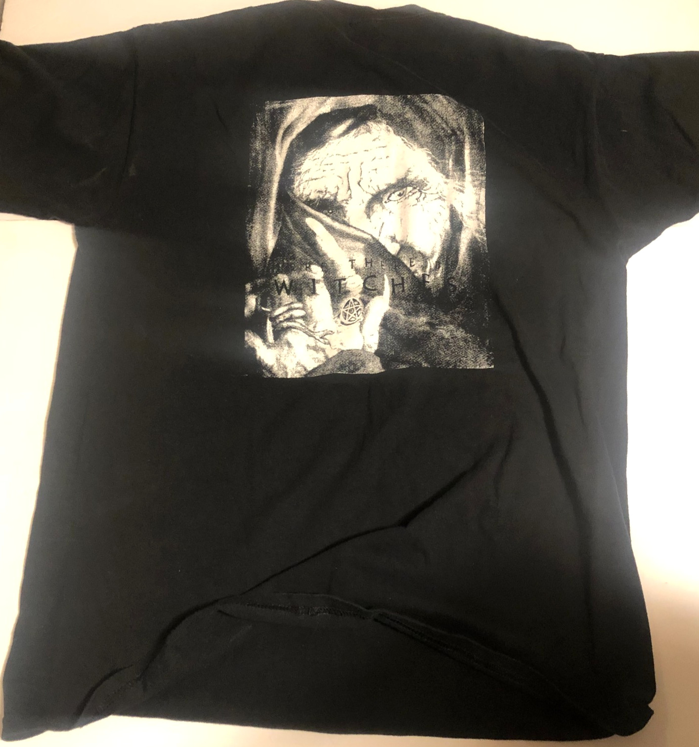 Vintage Goth Spellbound In Salem MA Witch Black Magic T Shirt L Witchcraft Gilda gallery