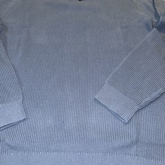 Cotton Knitted Textured Crew Neck Sweater-L-Tailored Athlete