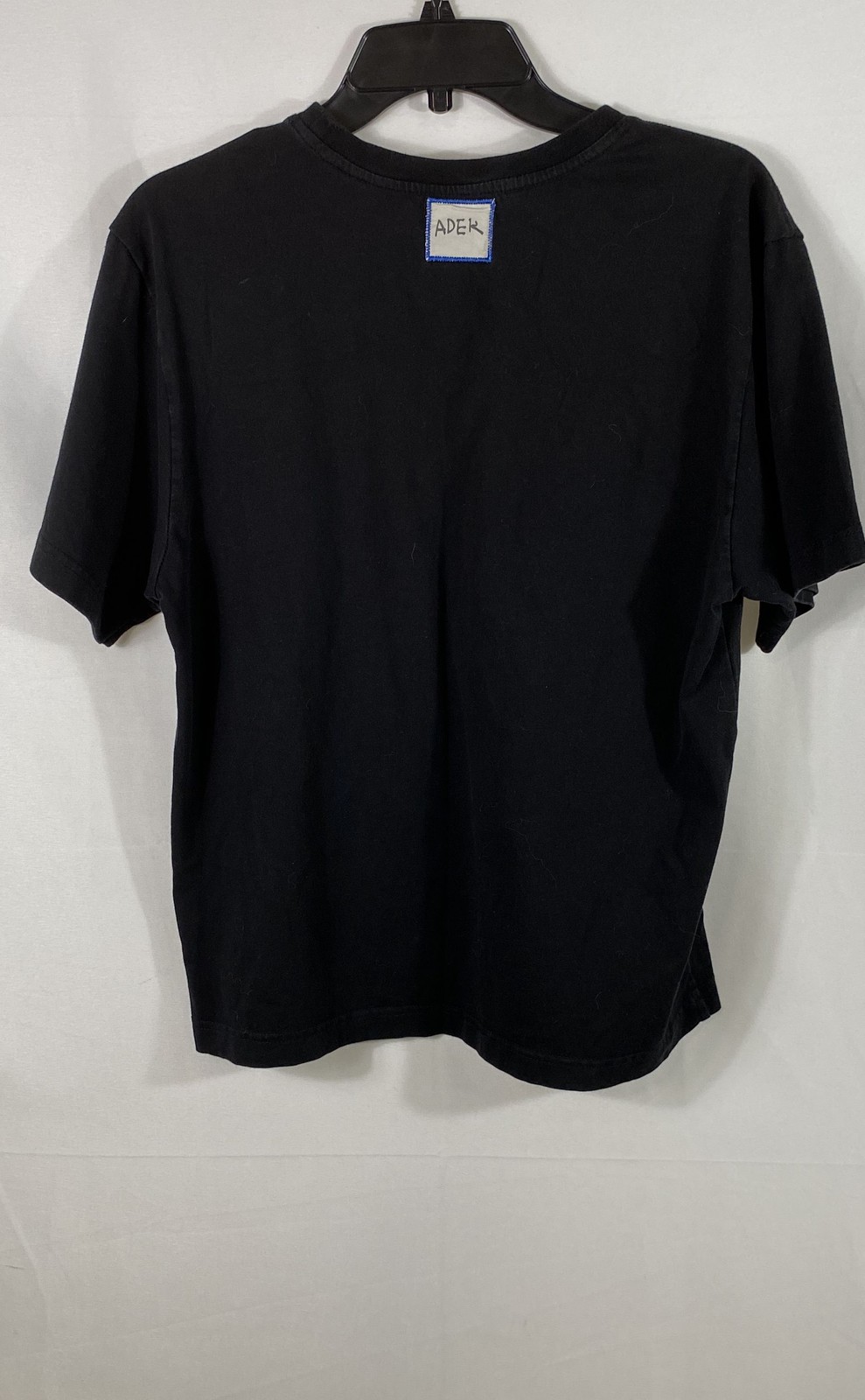 Ader Error Men's Black Embroidered Logo T-Shirt 2020 Fall Winter Size A2 gallery