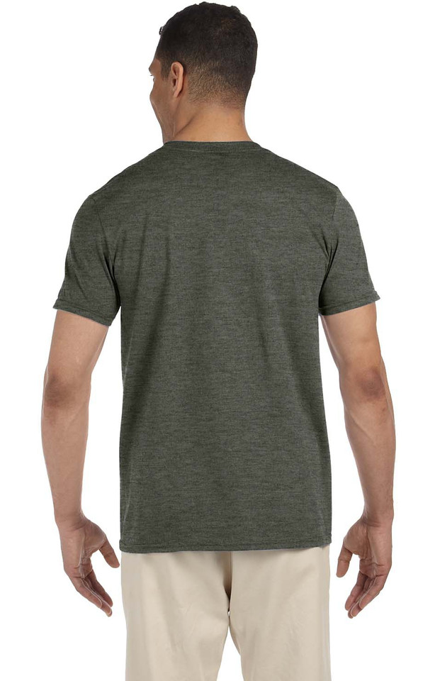 Gildan Adult Unisex Softstyle 4.5 oz. T-Shirt G640 Large gallery