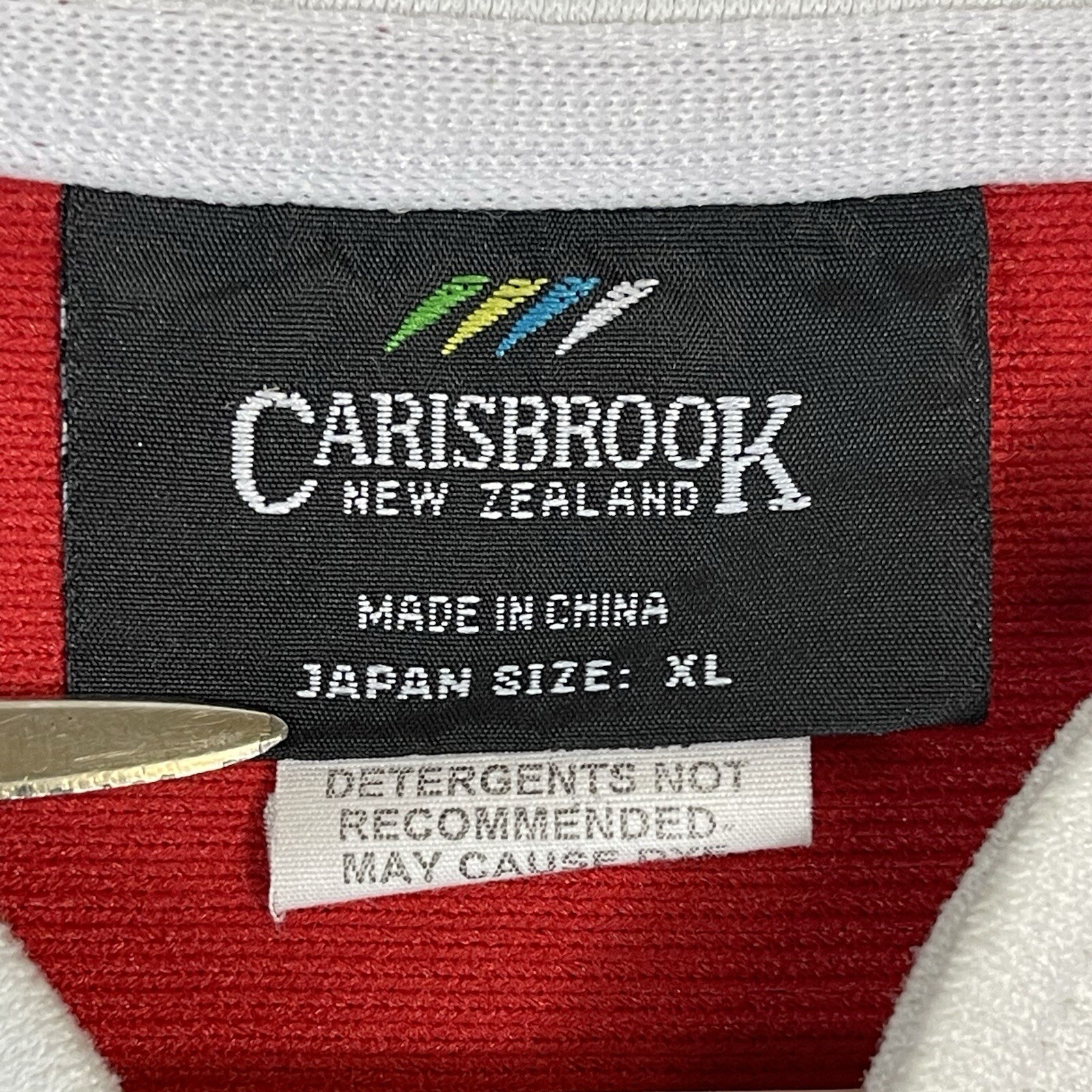 Carisbrook New Zealand Jersey Japan Size XL Red Kenya Rugby Short Sleeve Men gallery