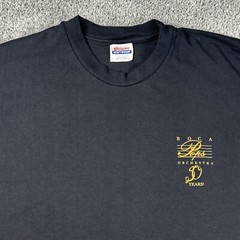 Boca Pops Orchestra T-Shirt Men’s XL Black 50 Years February 2001 Peter Nero