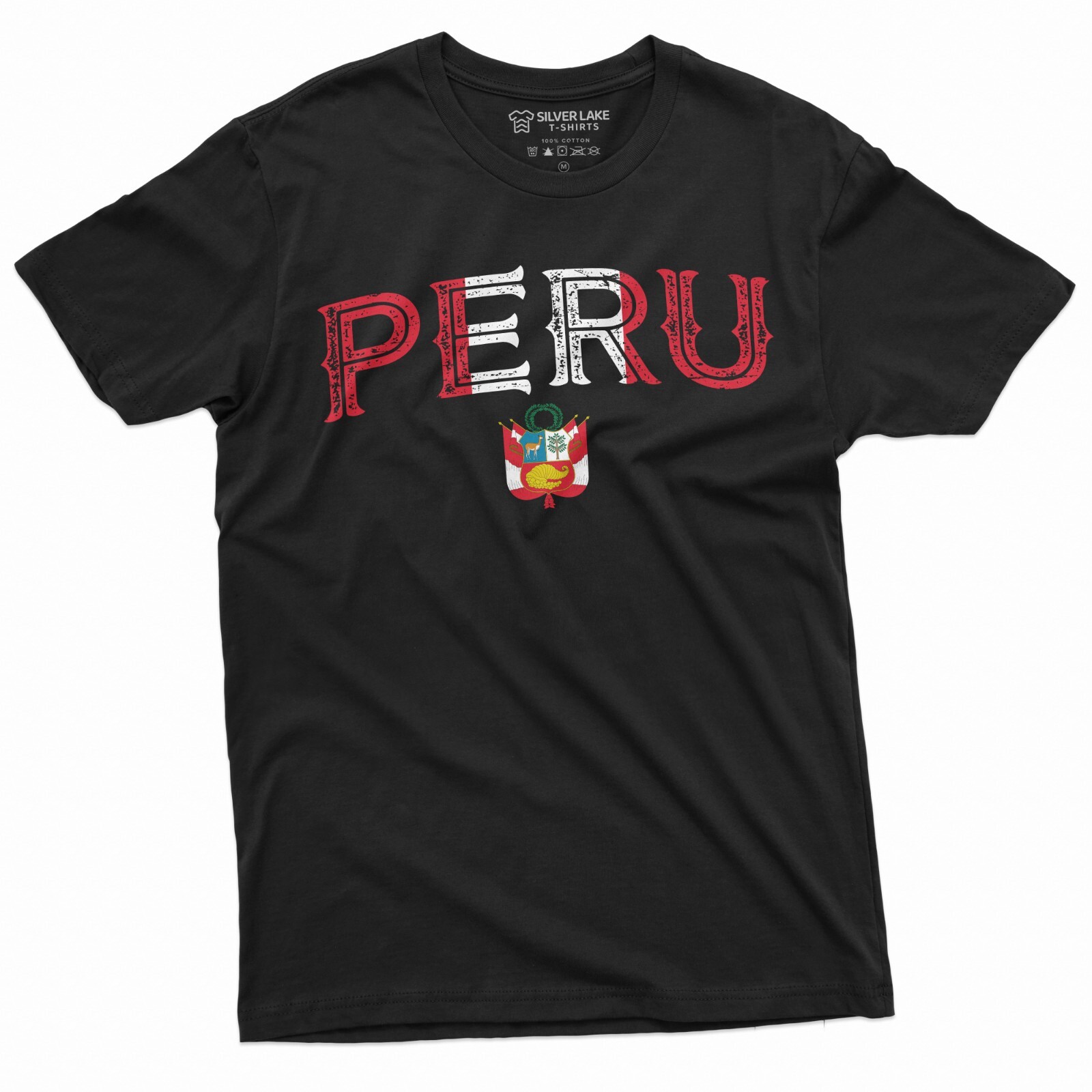 Peru T-shirt RepÃºblica del PerÃº Tee Shirt Peruvian Flag Coat of Arms Shirt gallery
