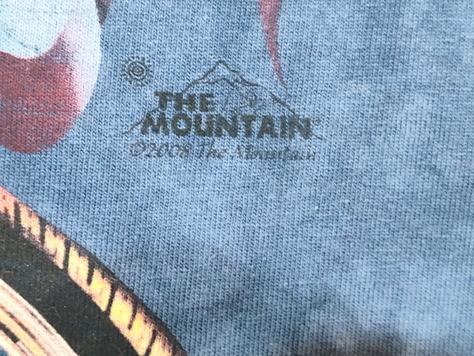 The Mountain T Shirt Men's Blue American Legion Riders L Retired Logo #756 NWOT gallery