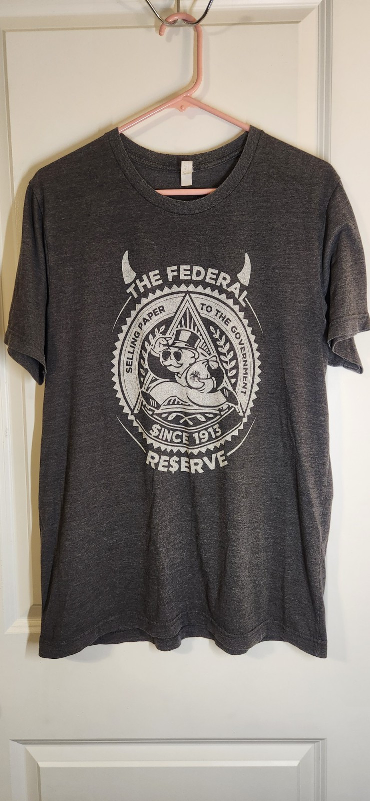 Gray T Shirt The Federal Reserve Selling Paper To The Govt Since 1913 gallery