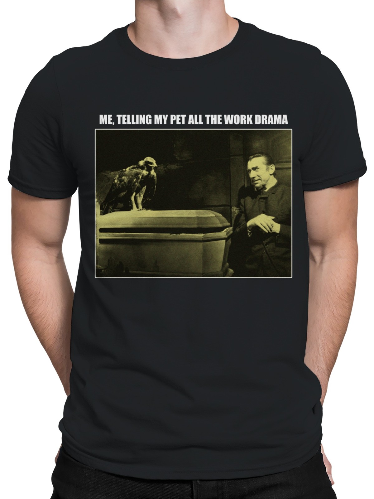 Vampire Pet Confidant Humor Men's T-shirt gallery