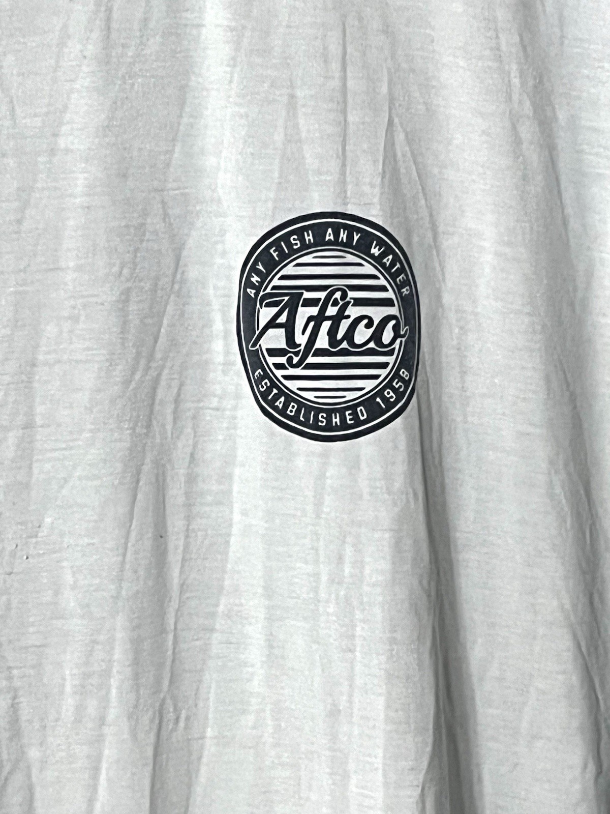 Aftco Shirt 2XL Light Blue Fishing Boat Performance Outdoors Hike Trail Men gallery