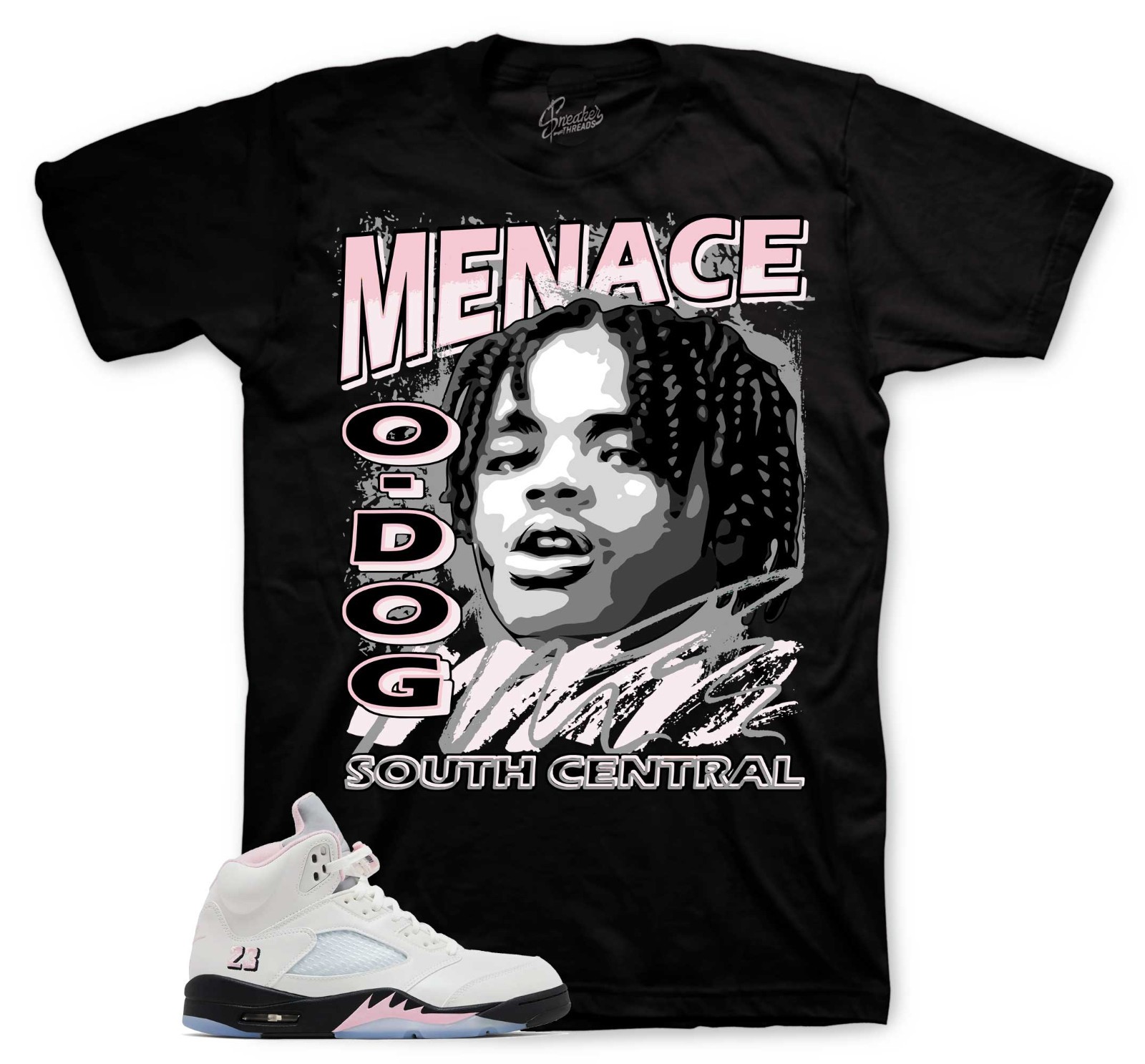 Shirts To Match Retro 5 Soft Pink AJ5 – Nineties Sneaker Tees