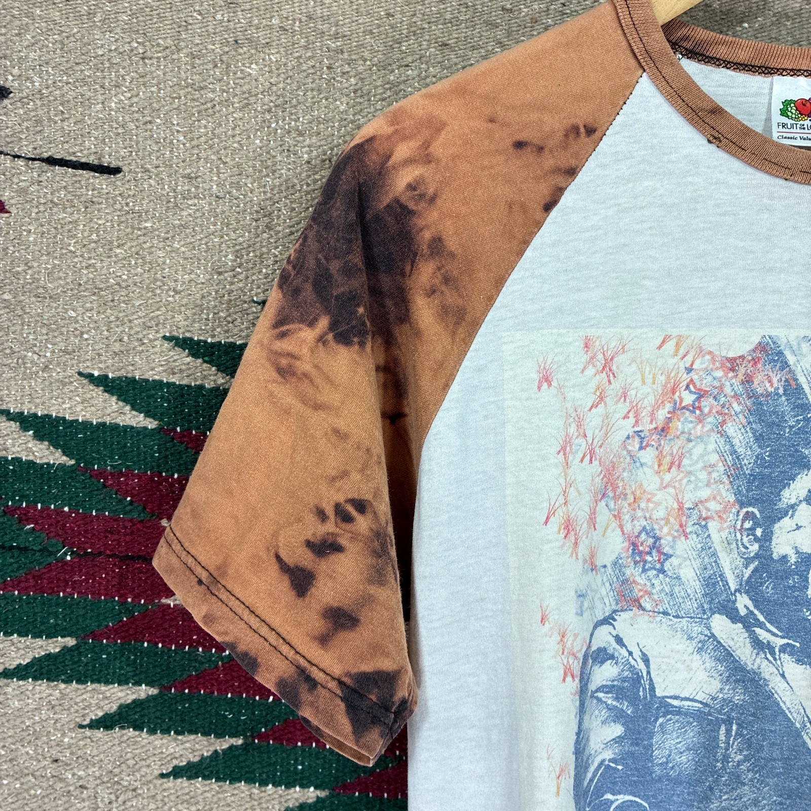Vintage John Coltrane Tie Dye Graphic T-Shirt - Men's Medium - Ringer Tee gallery