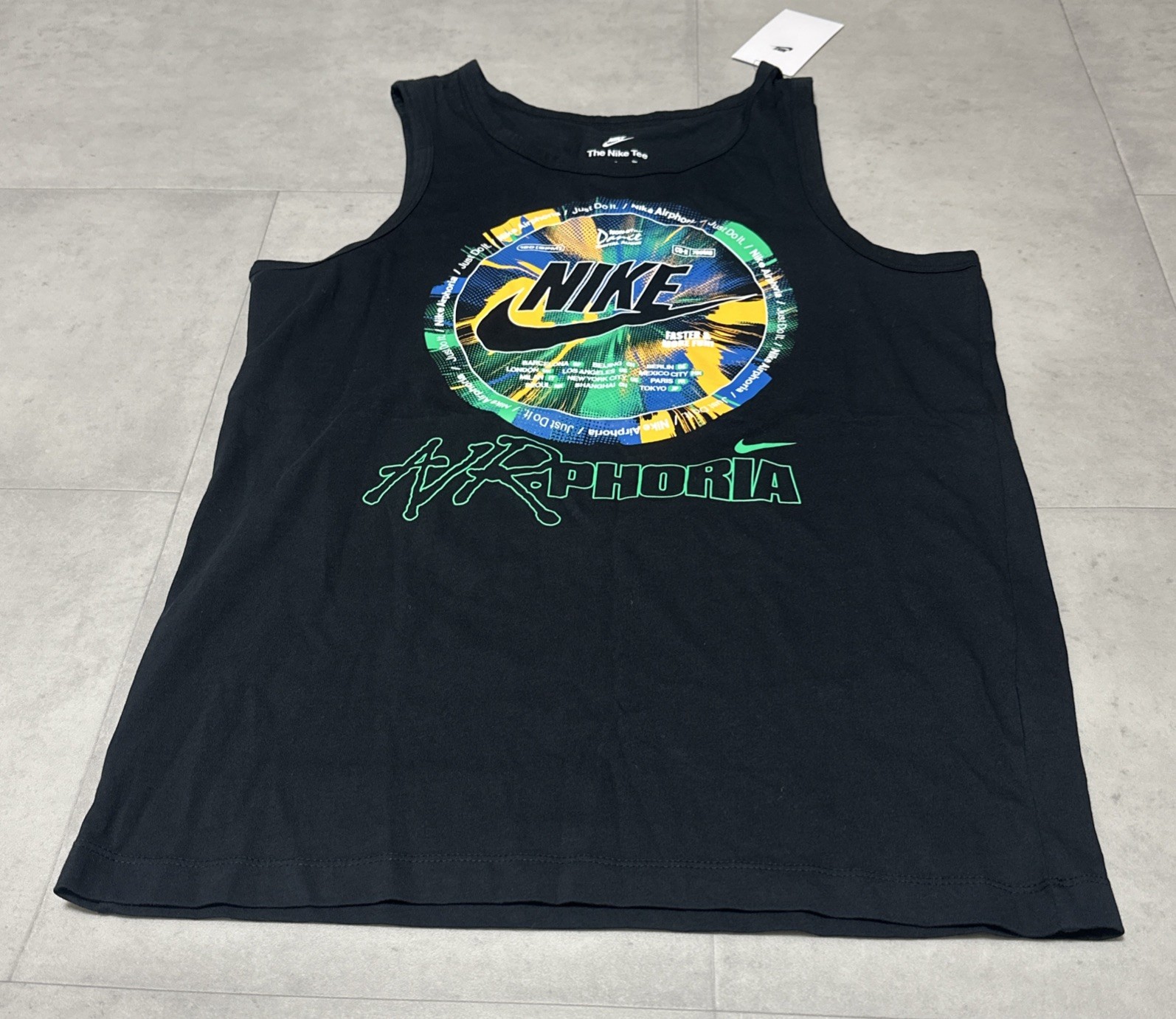 Nike Sportswear Air-phoria Tank Top Men's Black 100% Cotton FV3726-010 gallery