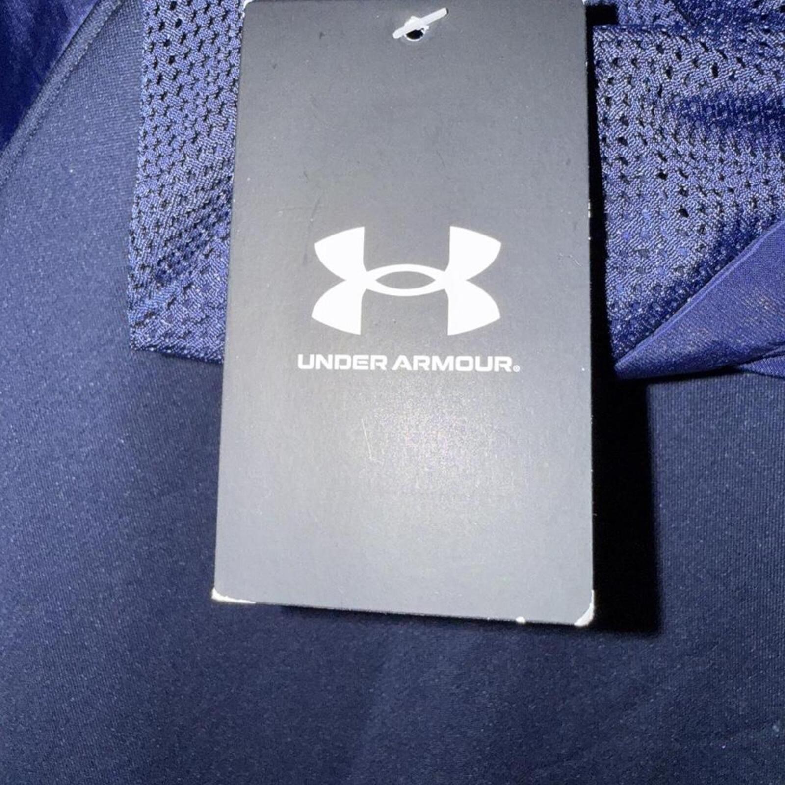Under Armour Men's Navy and Blue Tshirt gallery