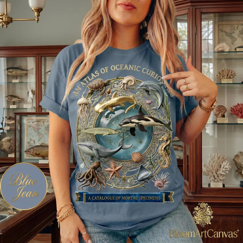 Comfort Tee Oceanic Curiosities Ocean Marine Graphic gallery