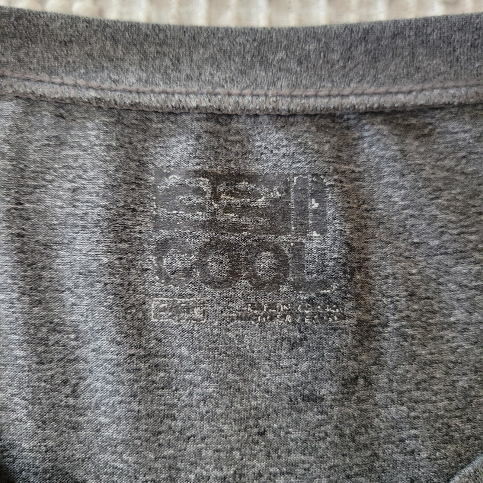 32 Degrees Cool T-Shirt Men's Gray Athletic Solid Active Short Sleeve size M gallery