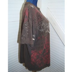Y2K Grunge Tshirt Large Point X Custom Rags Premium Quality Denim Jesse Pinkman