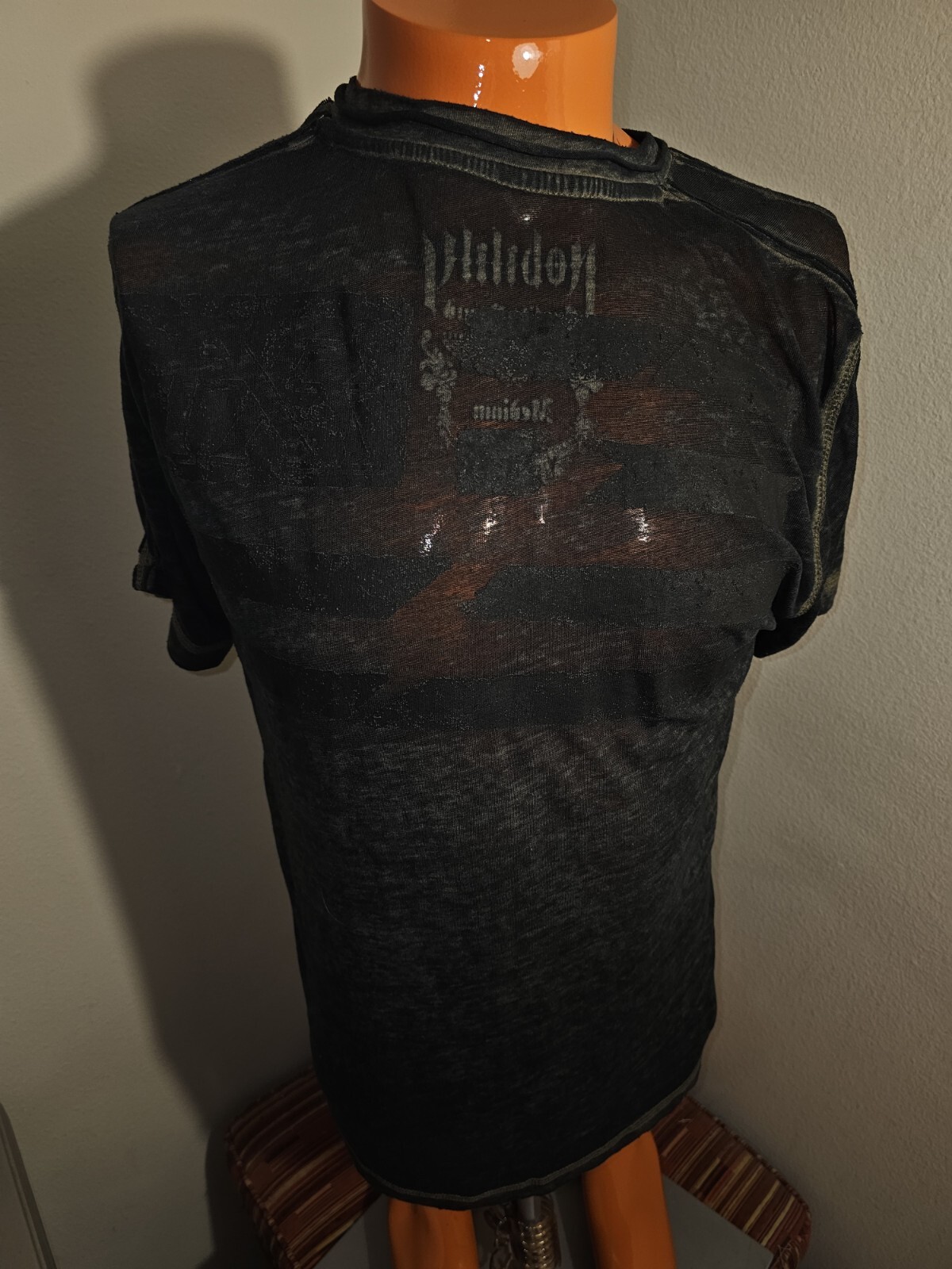 A5 Nobility Sheer T-Shirt Double-Sided Graphics Mens Size Medium V-neck EUC gallery