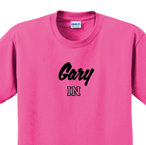 Gary, Indiana State T-Shirt Short Sleeve Graphic Tee Unisex apparel gallery