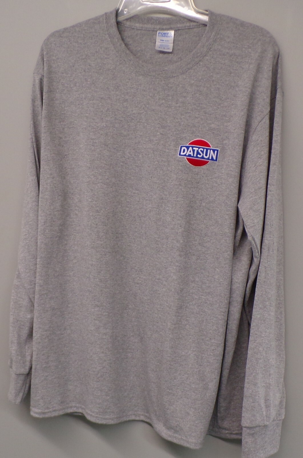 DATSUN Old Logo Embroidered Long Sleeve T-Shirt S-6XL, LT-4XLT Nissan New gallery