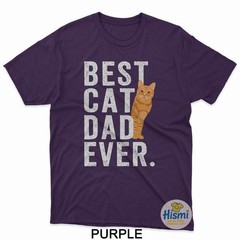 Best Cat Dad Orange Tabby Cat Dad Orange Tabby Cat Owner T-Shirt