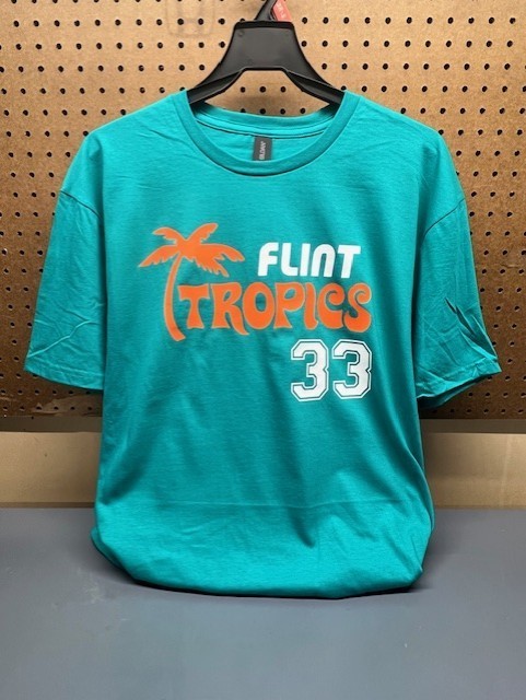 FLINT TROPICS | Jackie Moon themed Soft Ring Spun Pre-Shrunk Cotton T-Shirt gallery