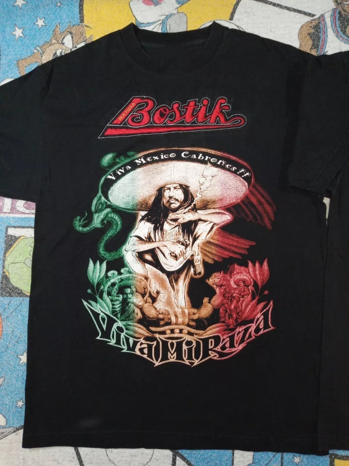 Mexican Band Banda Bostik Cotton Black All Size T Shirt For Men TU383 gallery