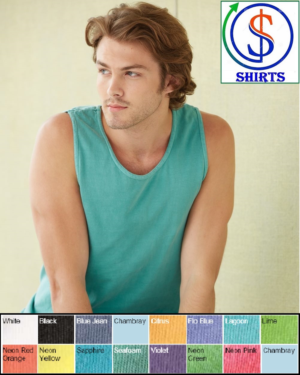 Brand New Comfort Colors 9360 Garment-Dyed Heavyweight Tank Top On Sale! gallery