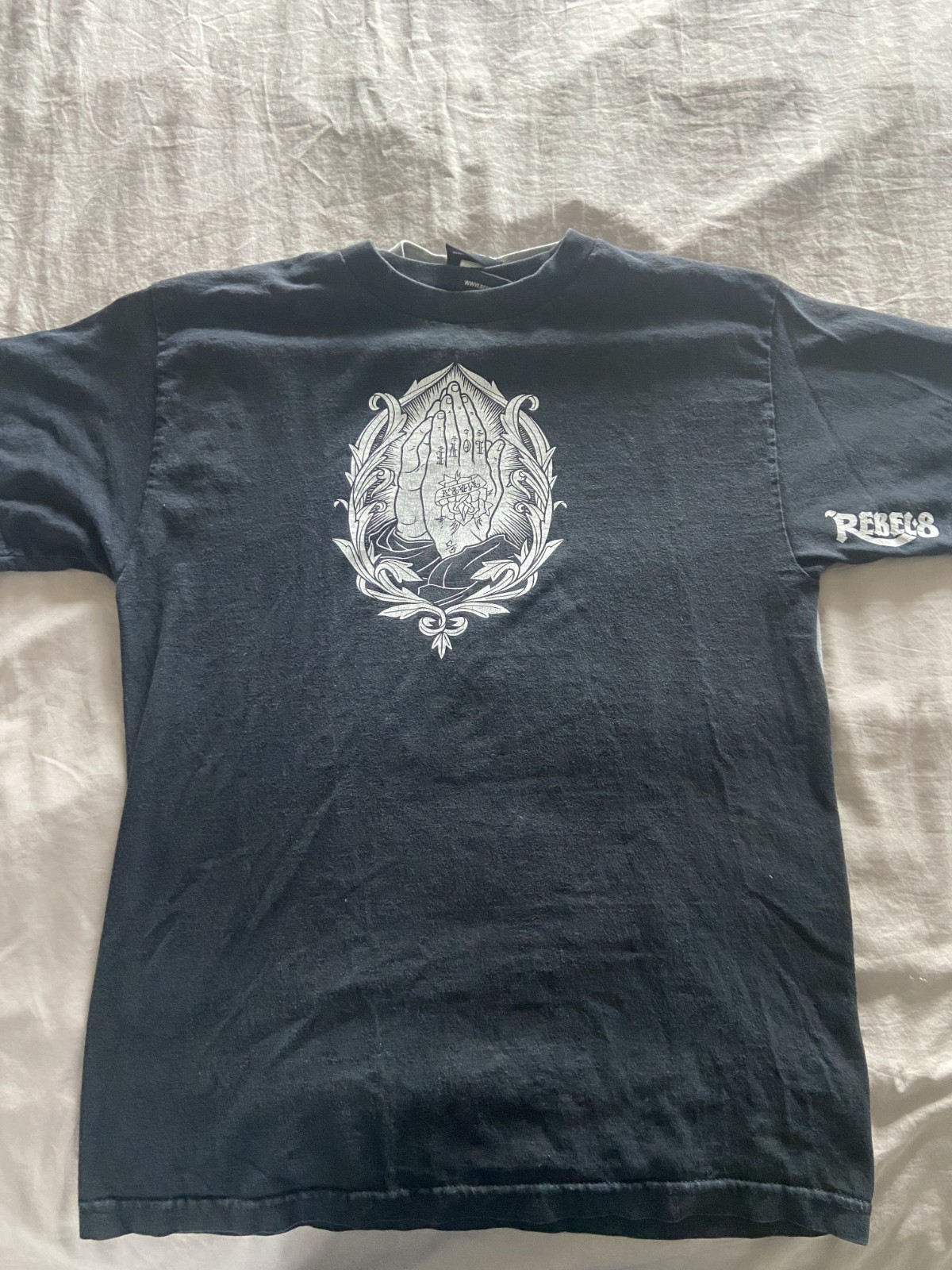 Vintage Rebel 8 rebel eight T Shirt tattoo mens medium Mary Black Mike Giant