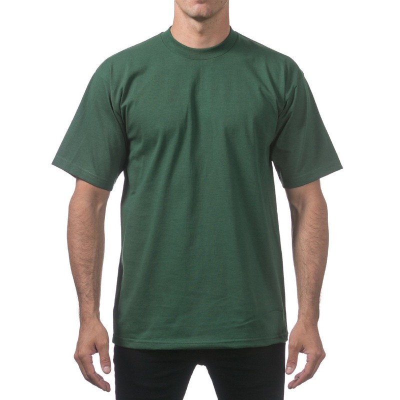 PROCLUB MENS HEAVYWEIGHT SHORT SLEEVE T SHIRTS PRO CLUB CASUAL COTTON TEE SHIRT gallery